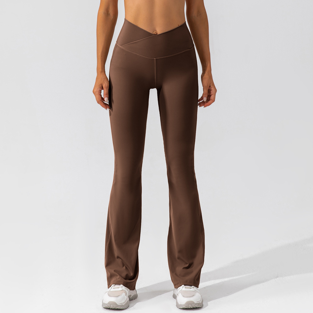 Title 4, Nude Feel Tight Dance Wide Leg Pants