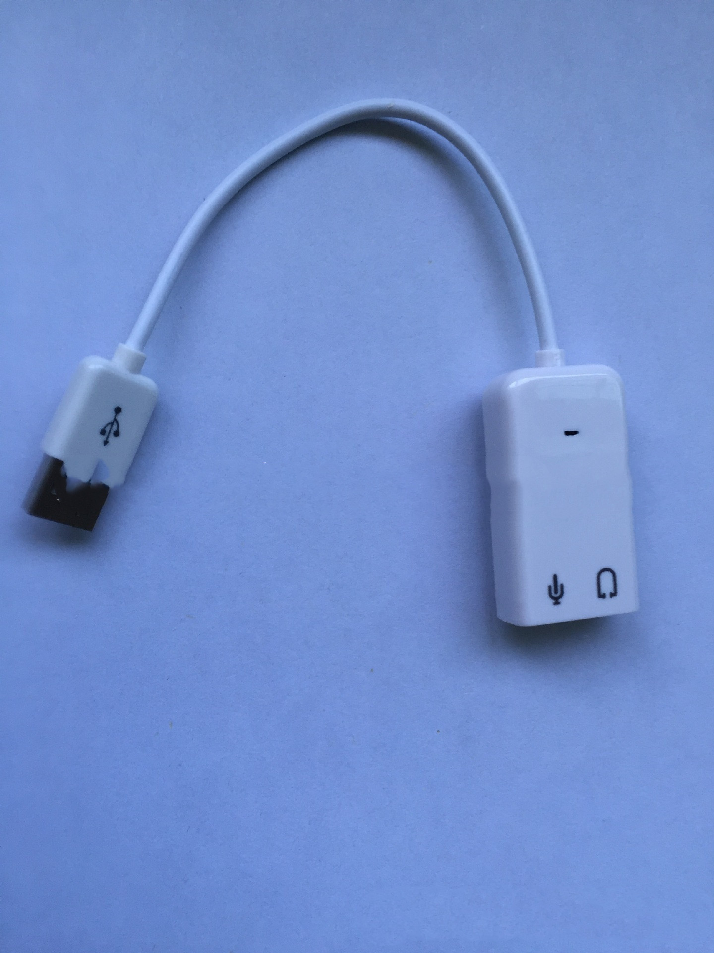 Usb Plastic Sound Card With Cable
