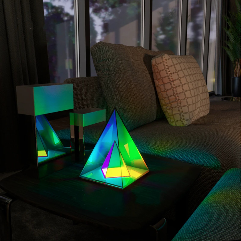 LED Acrylic Cube Night Light, picture 2 of 7