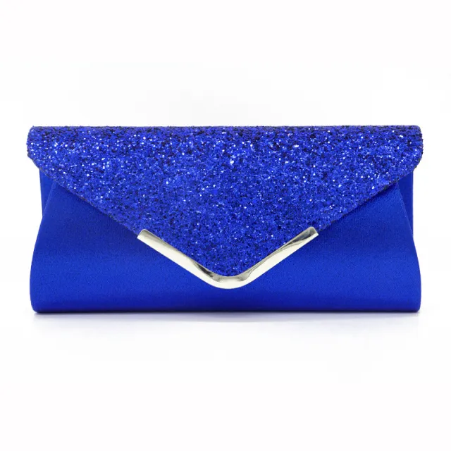 The Factory Directly Supplies European And American PU Sequin Women's Bags Blue - Shop at LoveMi
