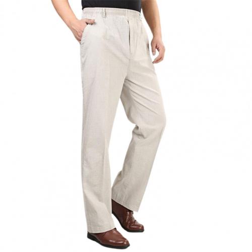 Title 2, Pantaloni casual in cotone elasticizzato a vita...