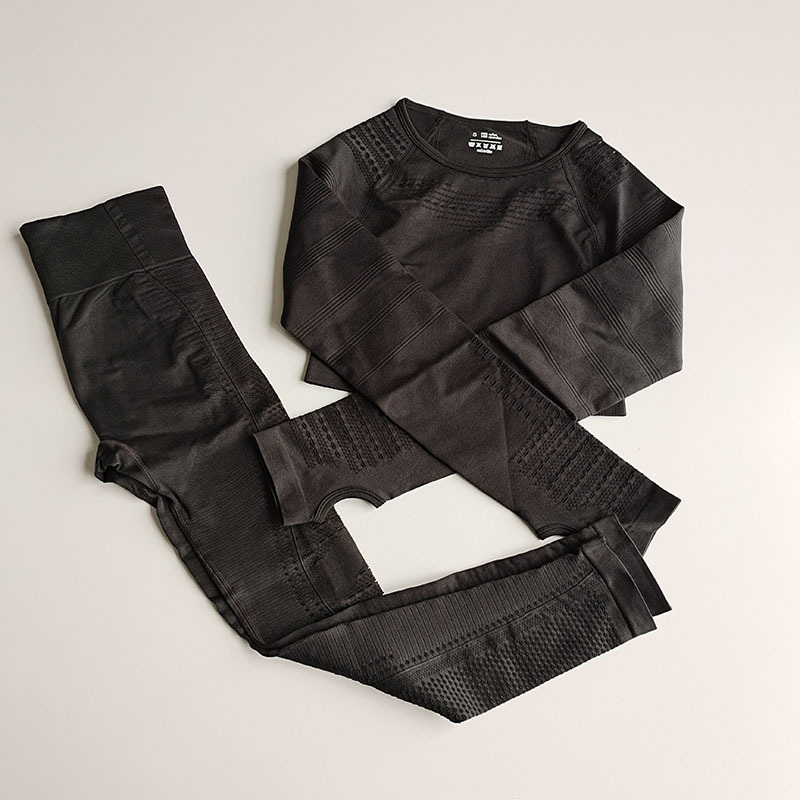 Long-sleeved Quick-drying Women's Nine-point Pants Two-piece Suit