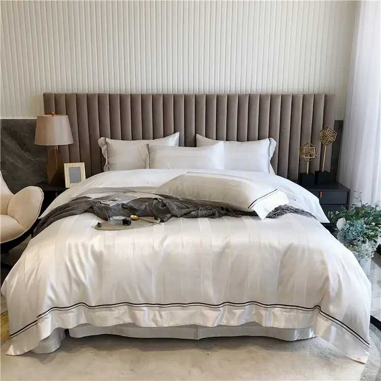 Pure Cotton Four-piece Light Luxury Simple Spring