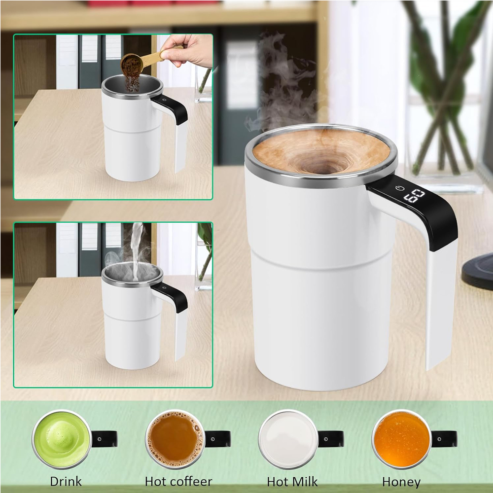 Self Stirring Mug, Auto Magnetic Coffee Mug - Image 9