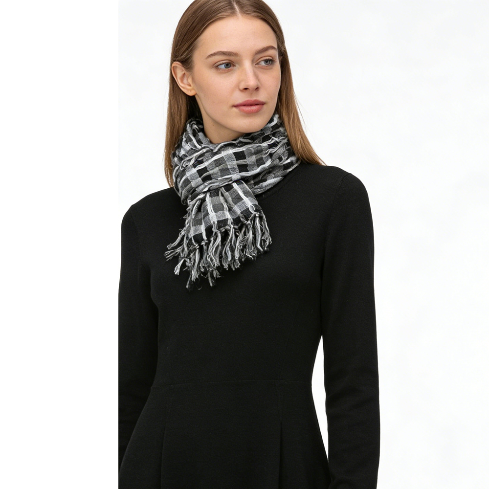 2pcs Grey Leopard Printed Square Scarf , Minimalist Head Scarf ,Luxe Look For Evening Wear,Scarf,vacation,daily Life,evening Party,Office Appropriate Subtlety For Women Men - Men's Clothing