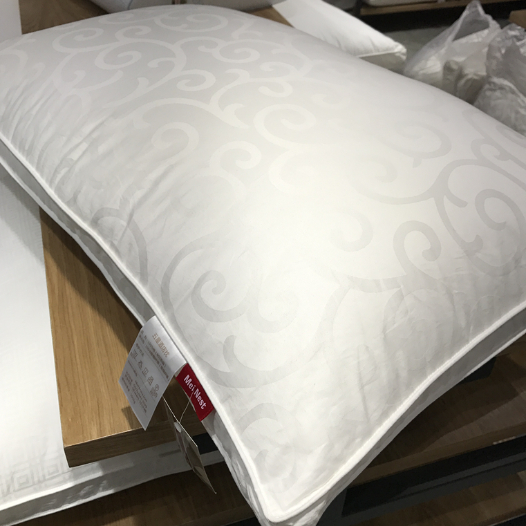 Cotton 60S Satin Five-star Hotel Jacquard Pillow