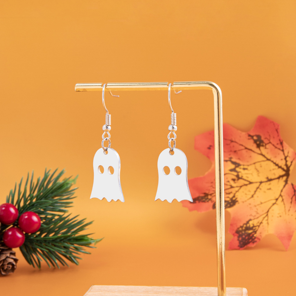 Little Ghost Stainless Steel Earrings