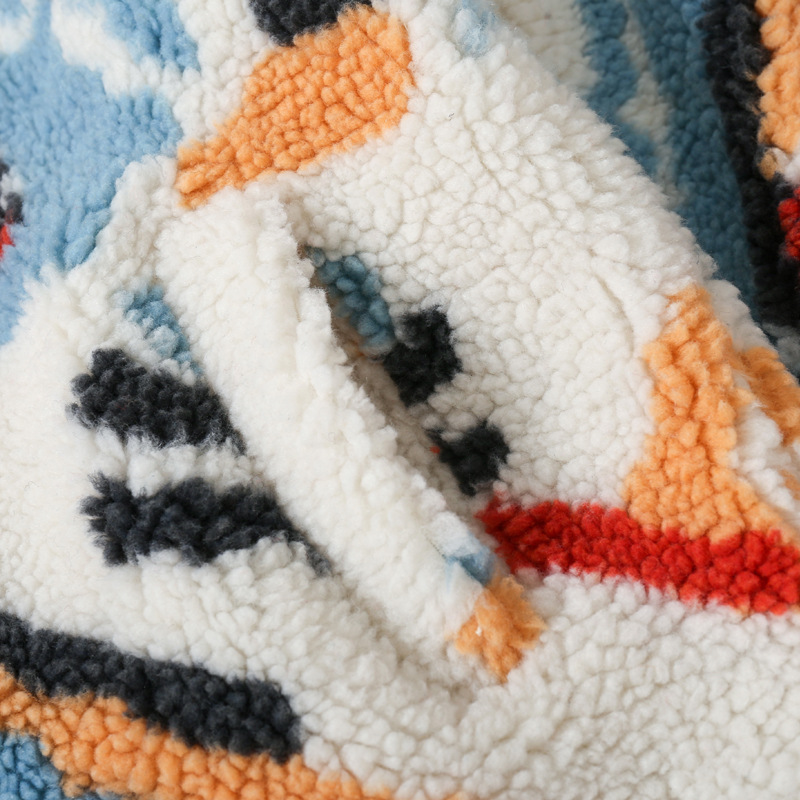 Jacket Coat Loose Stand-up Collar Zipper Couple Baseball Padded