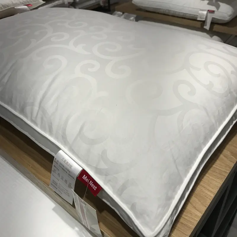 Cotton 60S Satin Five-star Hotel Jacquard Pillow