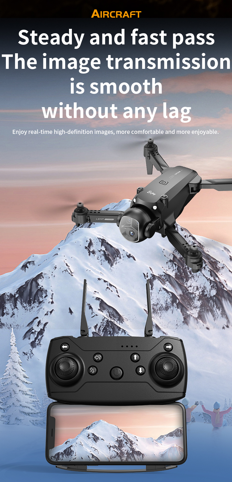 H2O Dual Camera Single Electric Drone detail