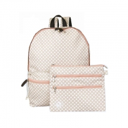 Casual School Bag Preppy Style Unisex Travel Backpack Rucksack W  Pouch Protable Light 700159