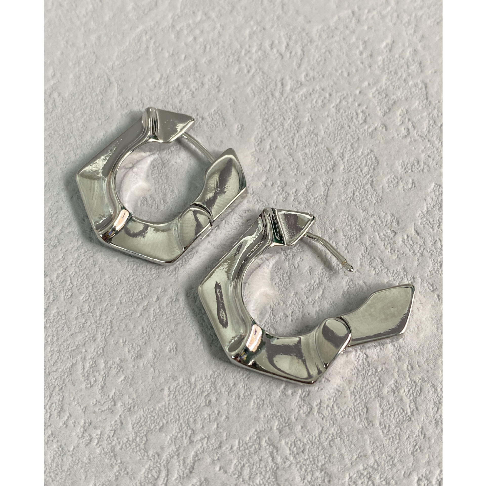 Women's Unique Light Luxury Niche Trendy Geometric Square Earrings