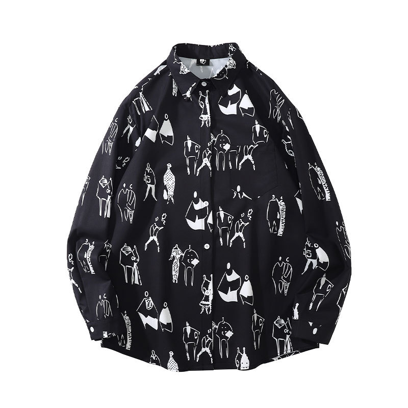 Title 3, Street Character Full Print Long Sleeve Shirt