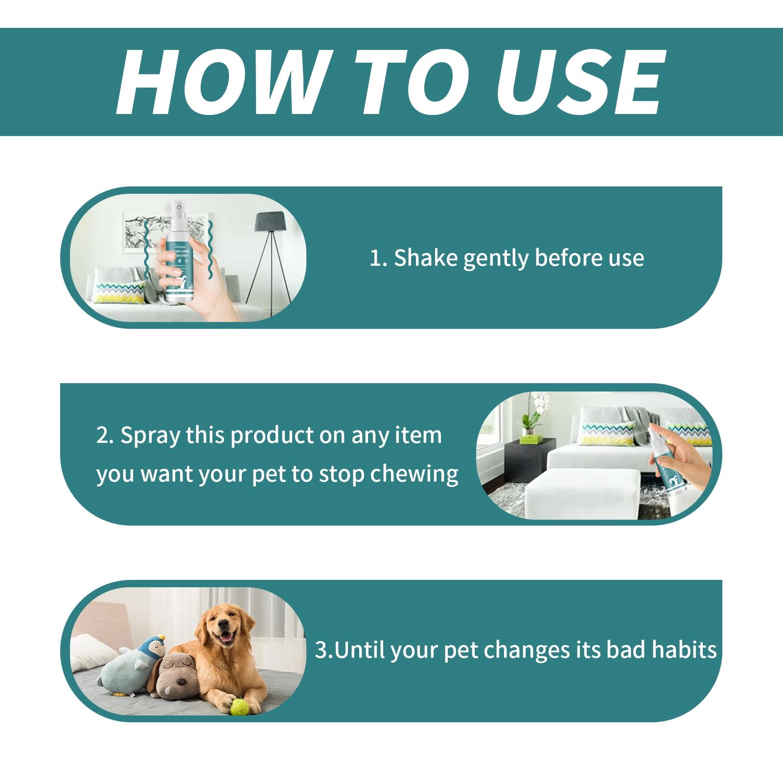 Spray To Prevent Cats And Dogs Scratching Sofa And Biting Pets