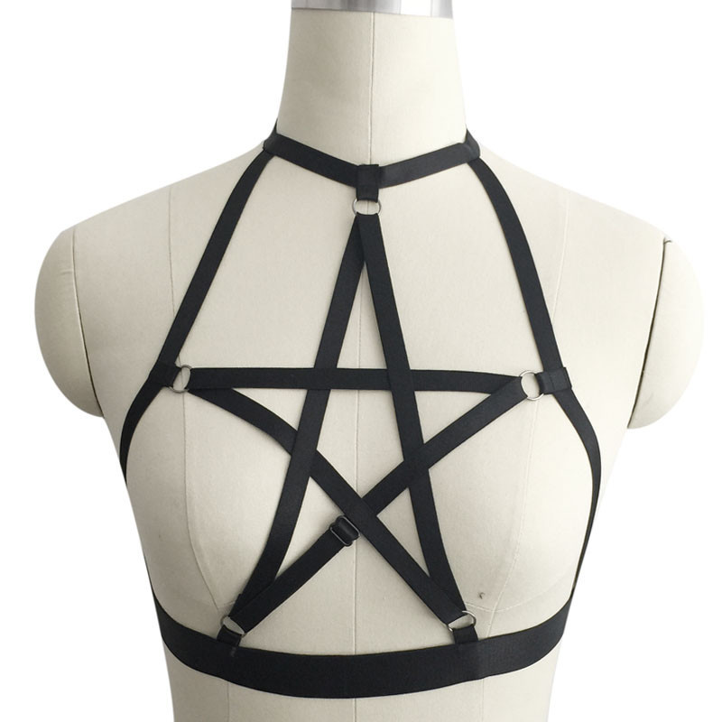 Women's Pentagonal Bra Top Spandex Adjustment