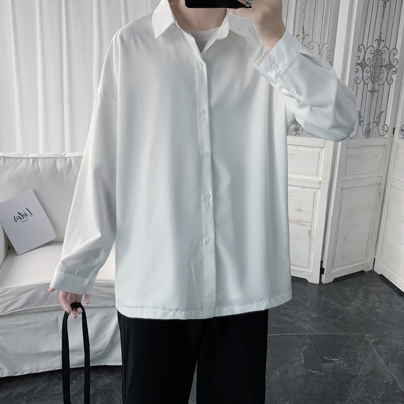 Title 8, Trendy zwart shirt met lange mouwen, wit overhe...