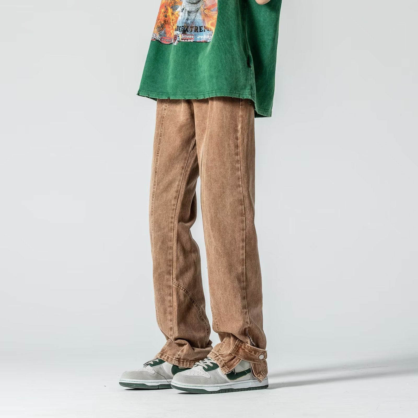 Harajuku Art Youth Fashion Versatile Jeans