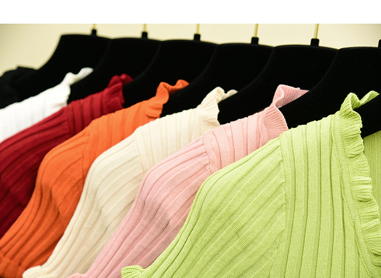 Cropped Navel Fungus Cropped Knit Women's Sweater