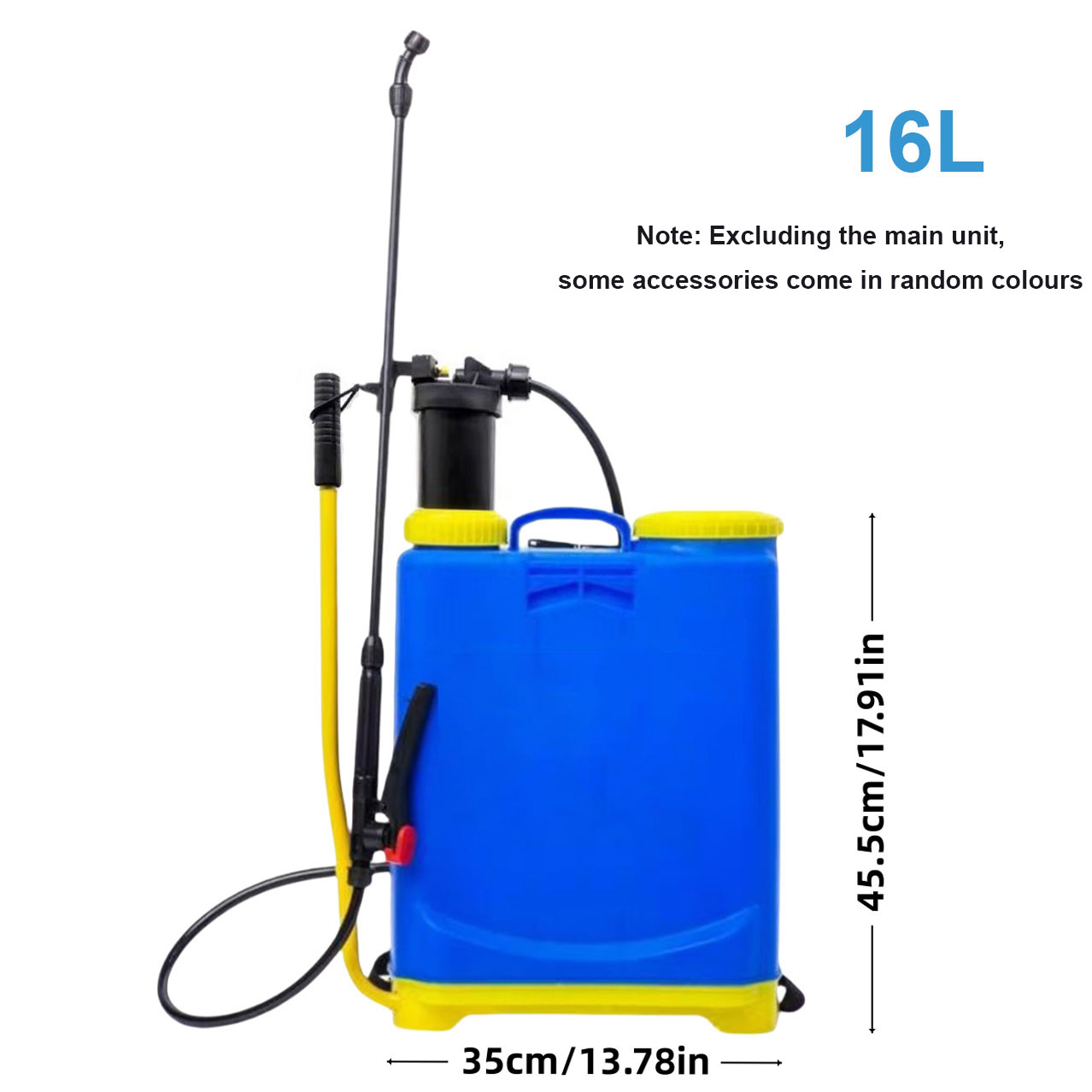 1620L Knapsack Sprayer Backpack Pressure Manual Garden Weed