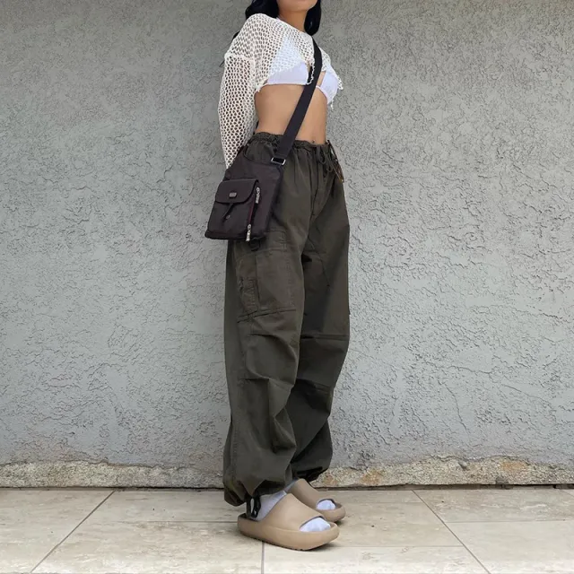 Women's Fashion Casual Wide Leg Pants Army Green - Shop at LoveMi