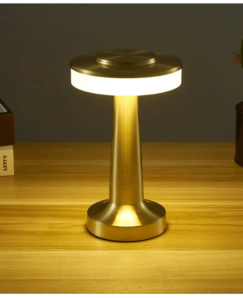 Touch Led Charging Table Lamp Creative Mushroom