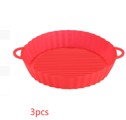 Non-Stick Silicone Air Fryer Tray Grill Pan Reusable Liner