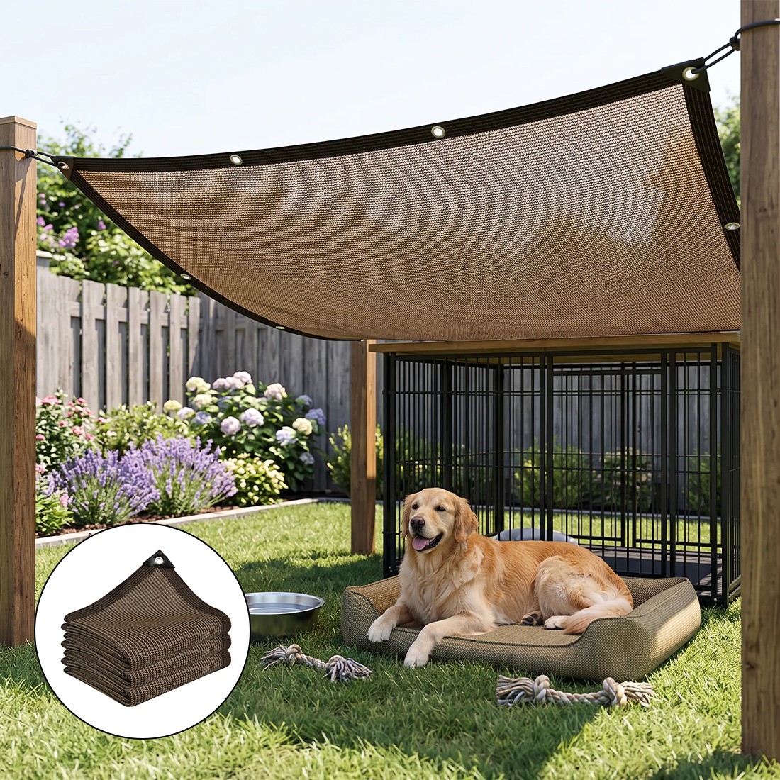 Sunblock Shade Cloth Sun Screen Mesh Plant Greenhouse Cover Tarp Sunshade UV Net — image 2