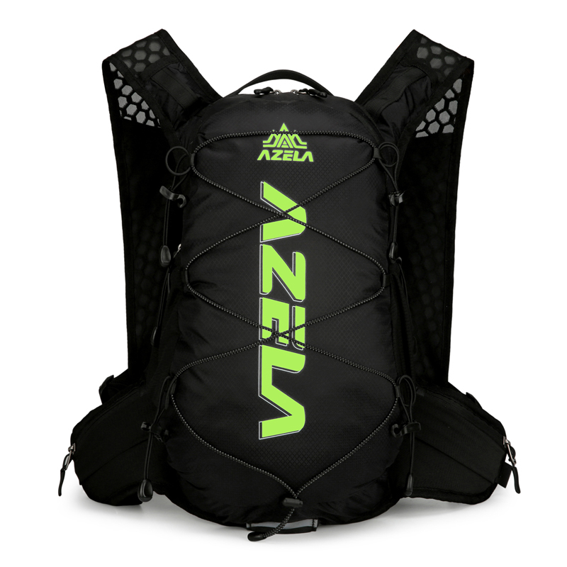 AZELA Reflective Lightweight Cycling Backpack, Breathable Mesh Hydration Pack For Mountain Biking, Road Cycling, Outdoor Sports