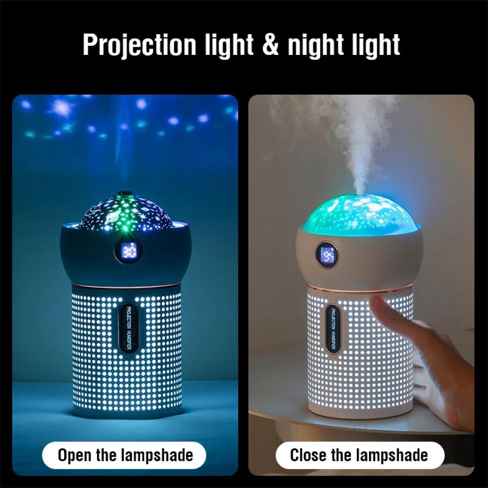 Title 5, New Projection Night Light Air Humidifier Aroma...