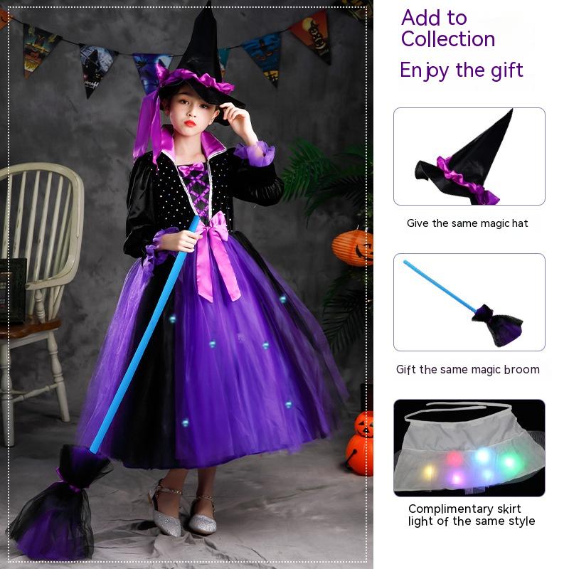 Wizard Hat Broom Light Skirt