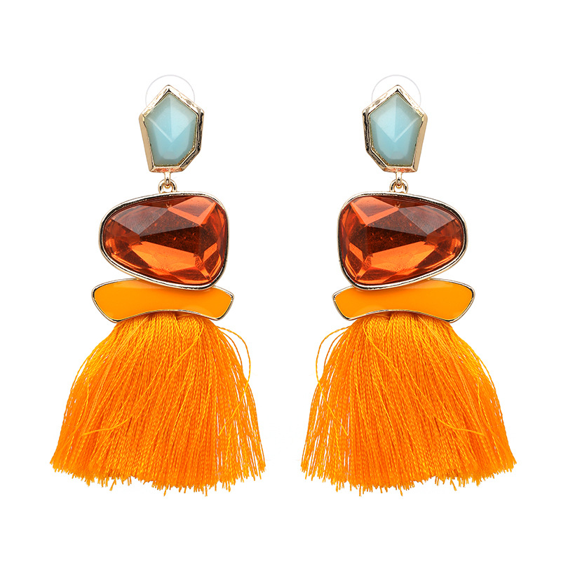 Title 14, Tassel Earrings With Ethnic Style Accessories