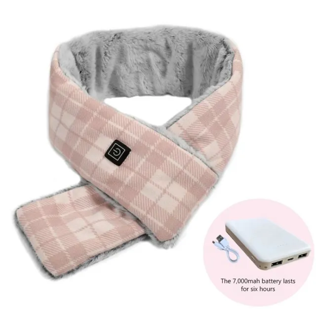 Graphene Smart Heating Scarf Neck Protection Pink - Shop at LoveMi
