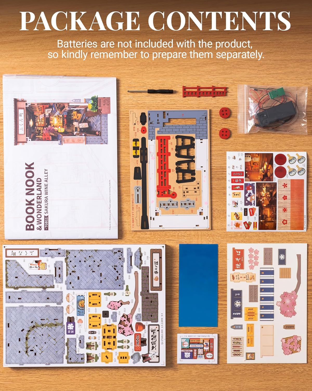 Rolife Cherry Blossom Sake Street Book Nook