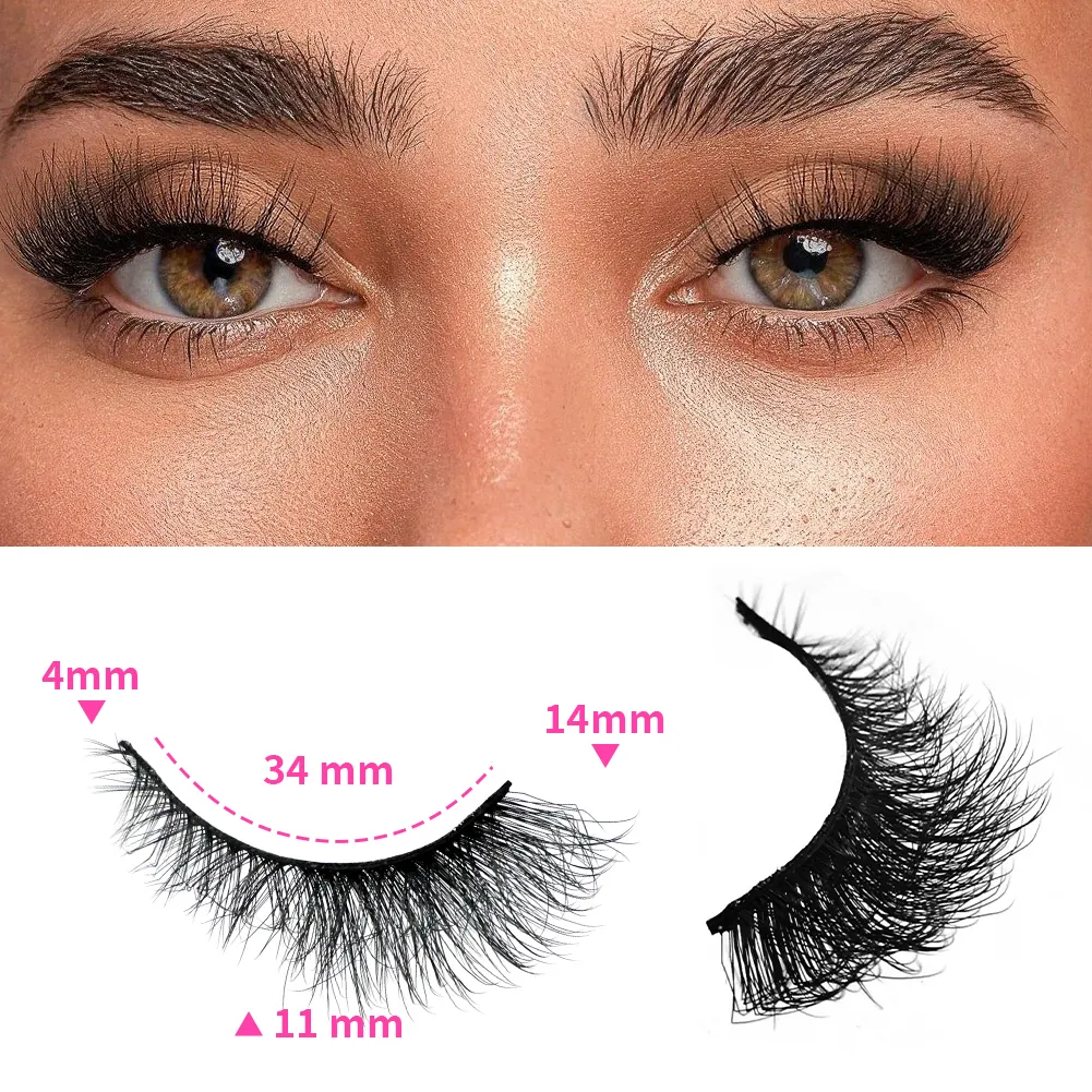 3D False Eyelashes Are Multi-layered, Realistic, Soft