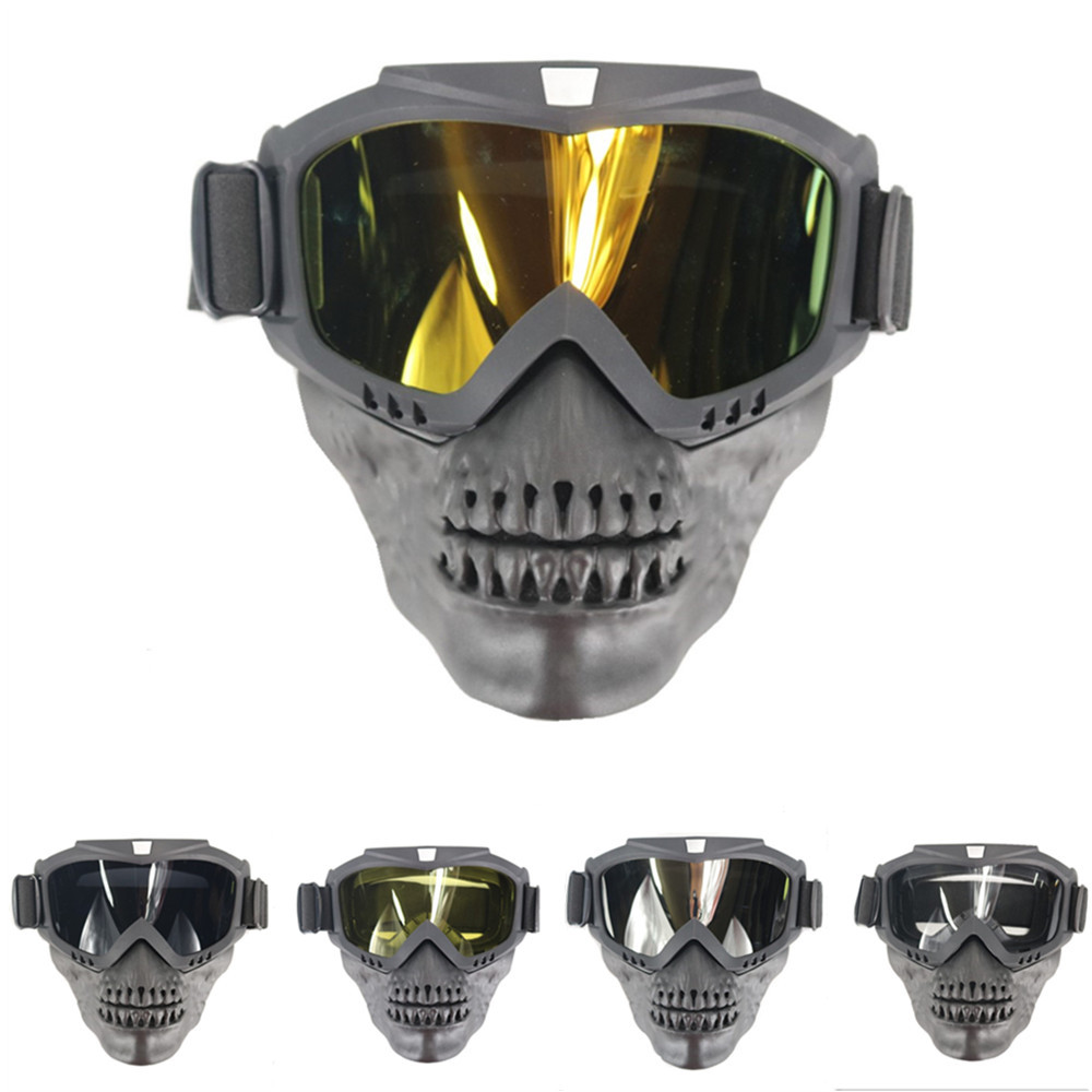 Title 7, American full face anti-impact tactical skull mask