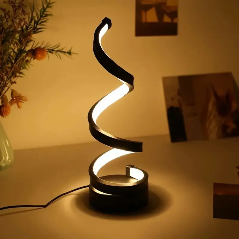 Aluminum Material Serpentine Night Light, Simple Household