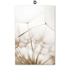 White Shell Beach Flower Dandelion Canvas Painting Core Living Room Decoration - View 1