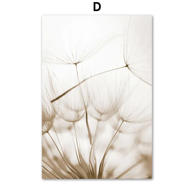 White Shell Beach Flower Dandelion Canvas Painting Core Living Room Decoration - Shop at LoveMi
