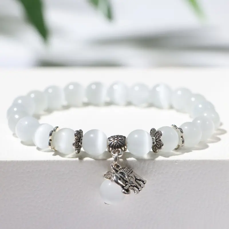 Sweet Cat's Eye Stone Bracelet Fashion Love
