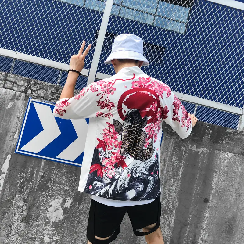 Three-quarter Sleeve Loose Sun Protection Jacket Men