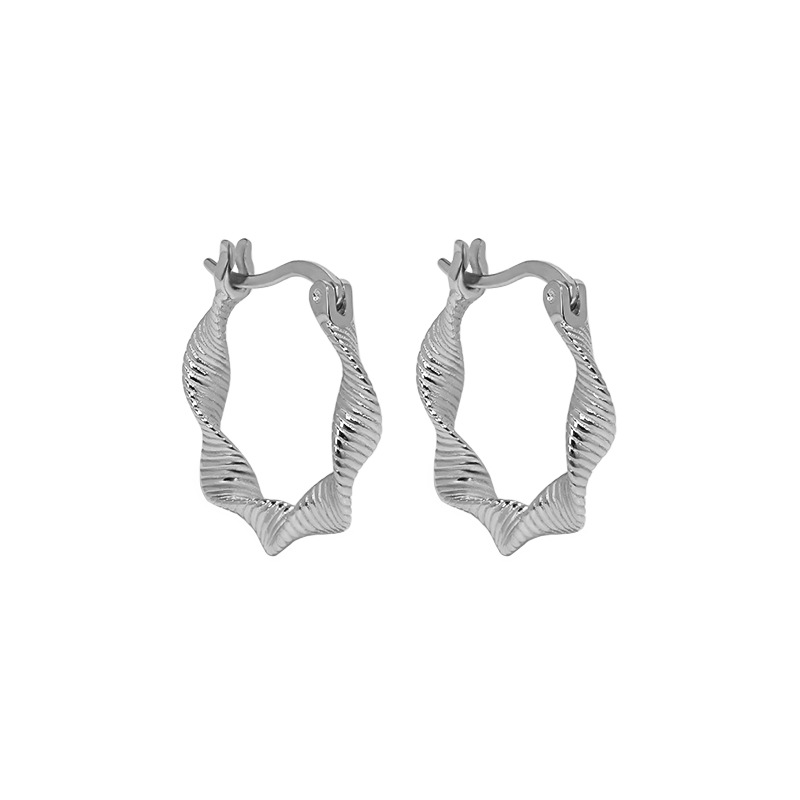 Title 2, Orecchini da donna in argento sterling S925 tes...