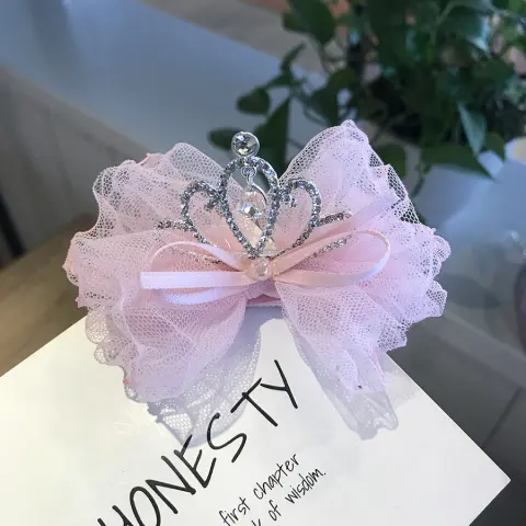 Crown Children's Hair Accessories Baby Korean Press Clip Headband
