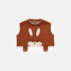 Cute Girls Knit High-end Parent-child Vest - Vest-120Cm - View 1