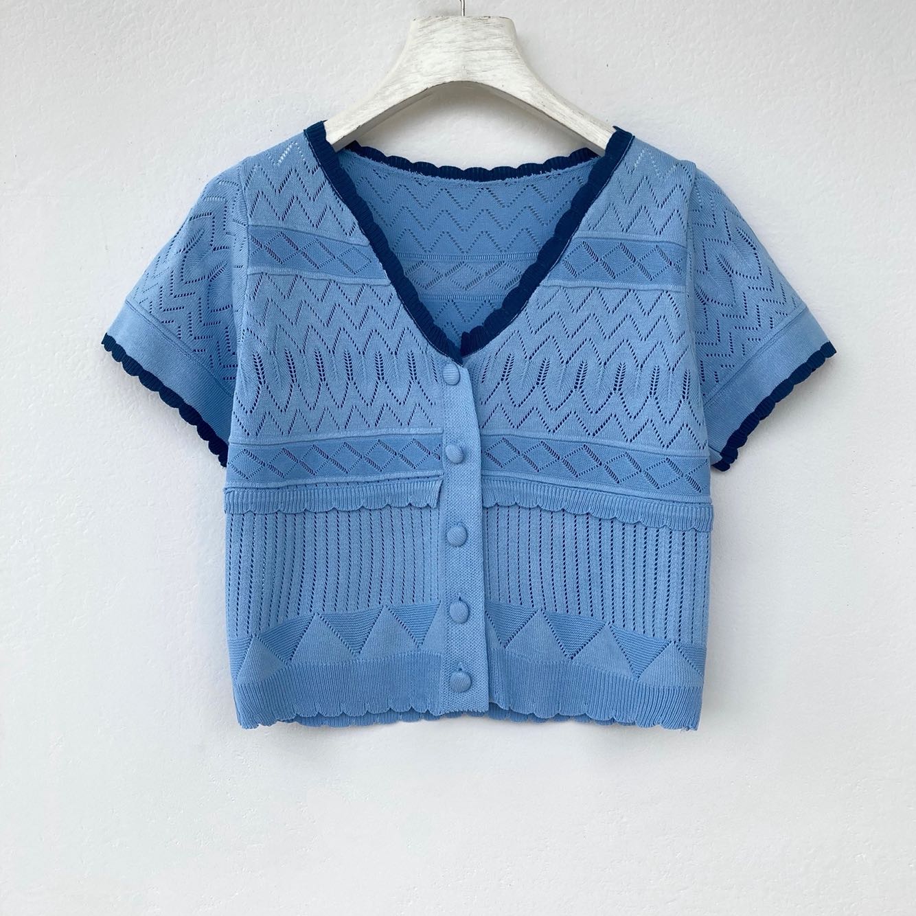 Girl Loose Lazy College Style Cardigan Coat - Image 3