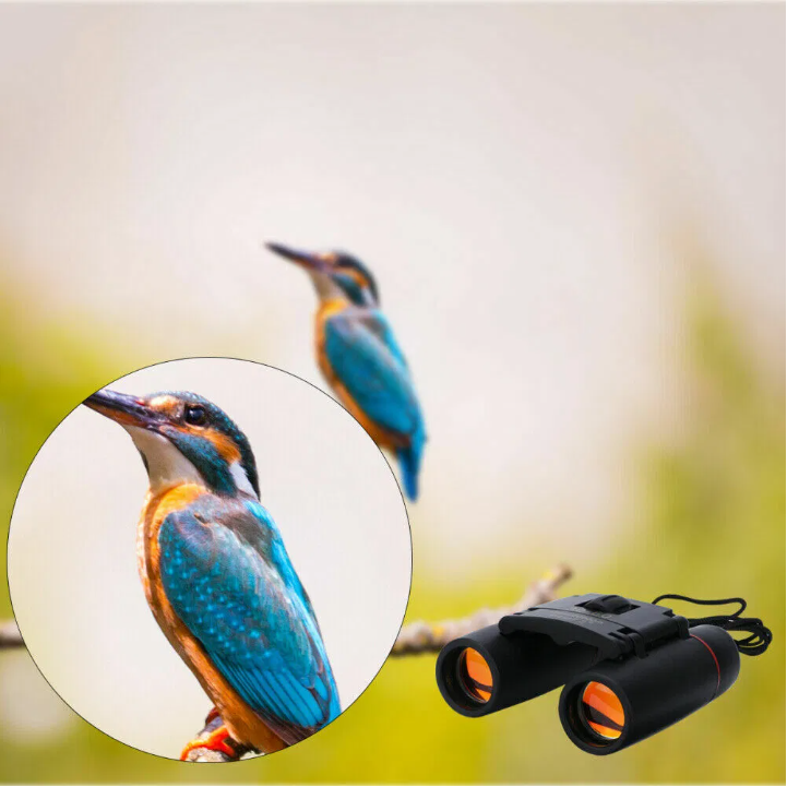 Binoculars 30x60 Zoom Outdoor Travel Compact Folding Telescope Hunting Day  Night — view 6