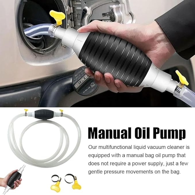 Siphon Pump For Gasoline Motor Oil Fuel Gasoline Diesel, Fish Tank