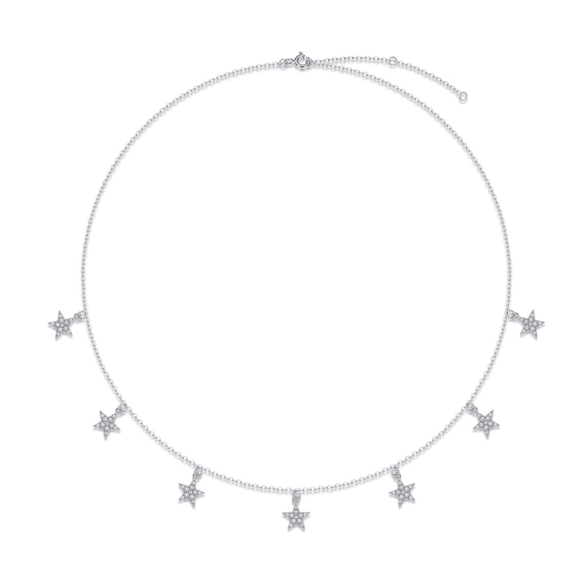 1Star Love - A Fashionable And Luxurious Diamond Jewelry Pendant Set With Moissanite S925 Sterling Silver And Platinum Plating Prohibit TikTok sales - Image 4