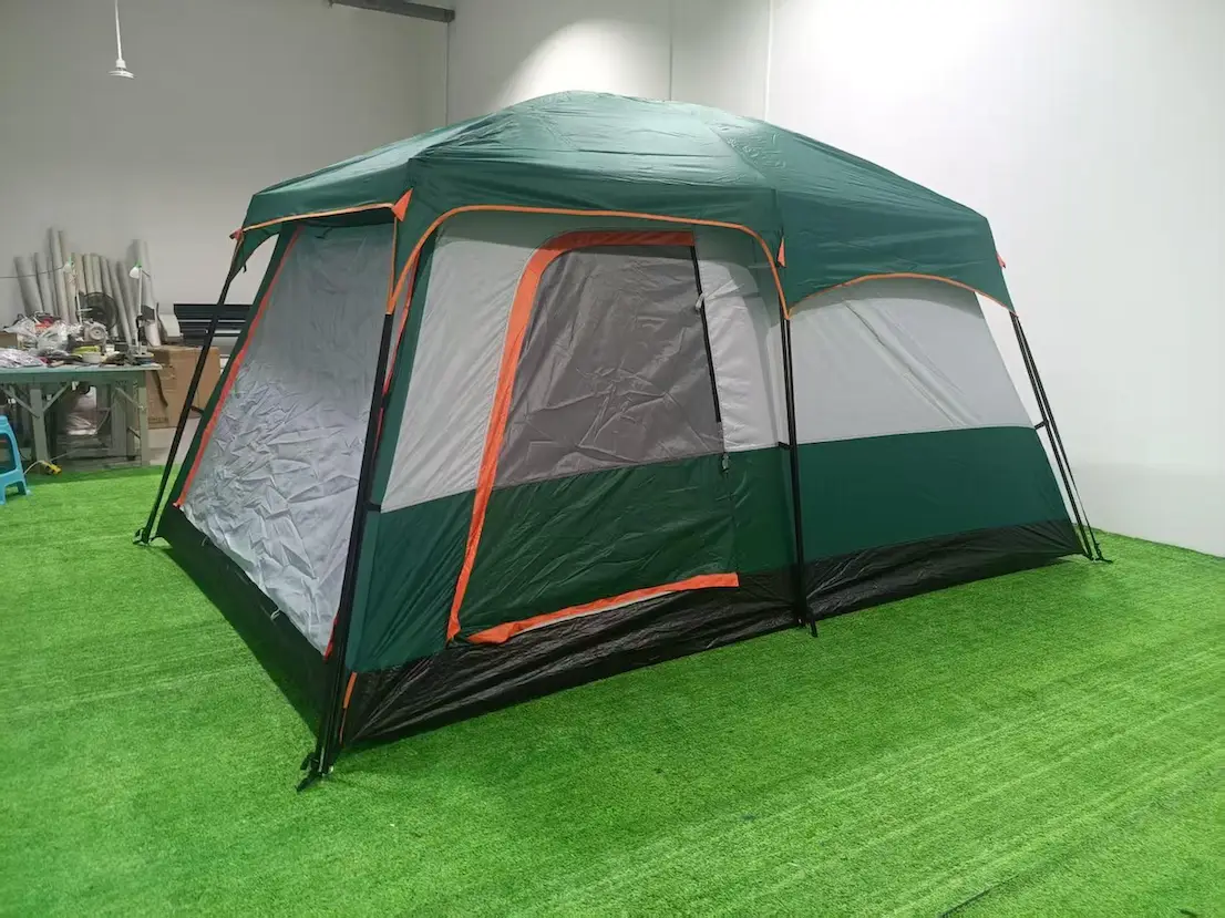 Portable Outdoor Tent With Two Bedrooms And One Hall, Sunproof And Rainproof Camping Gear For Outdoor Camping