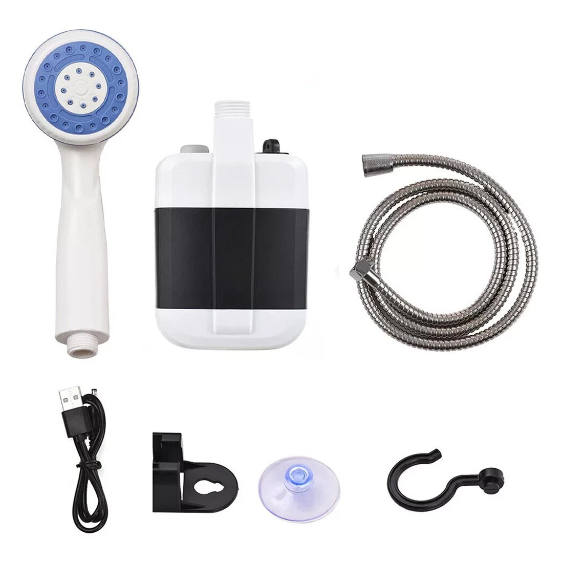 Portable Camping Shower USB Rechargeable Electric Pump For Garden Outdoor — image 8