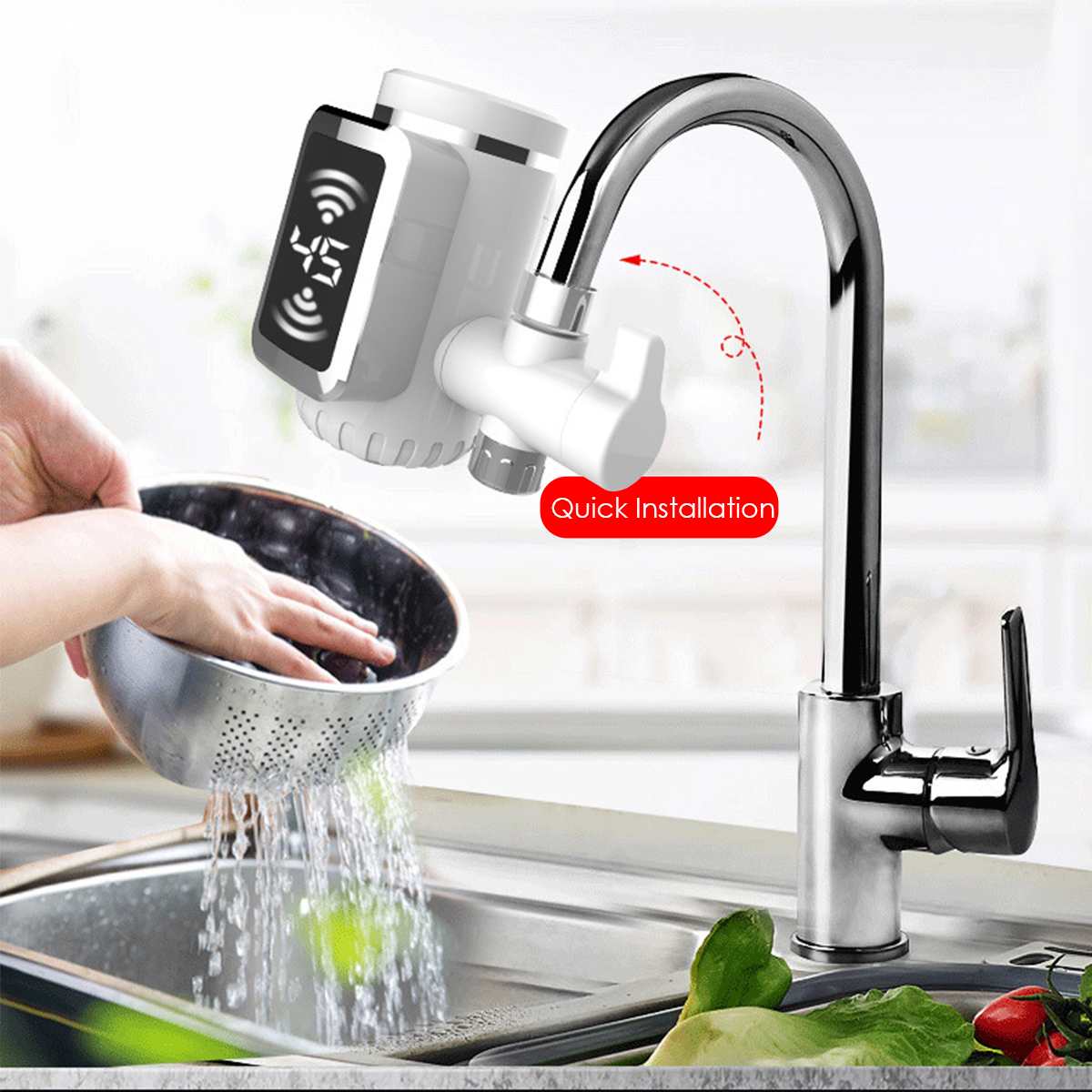 Title 1, Connecting Electric Faucet Without Installation